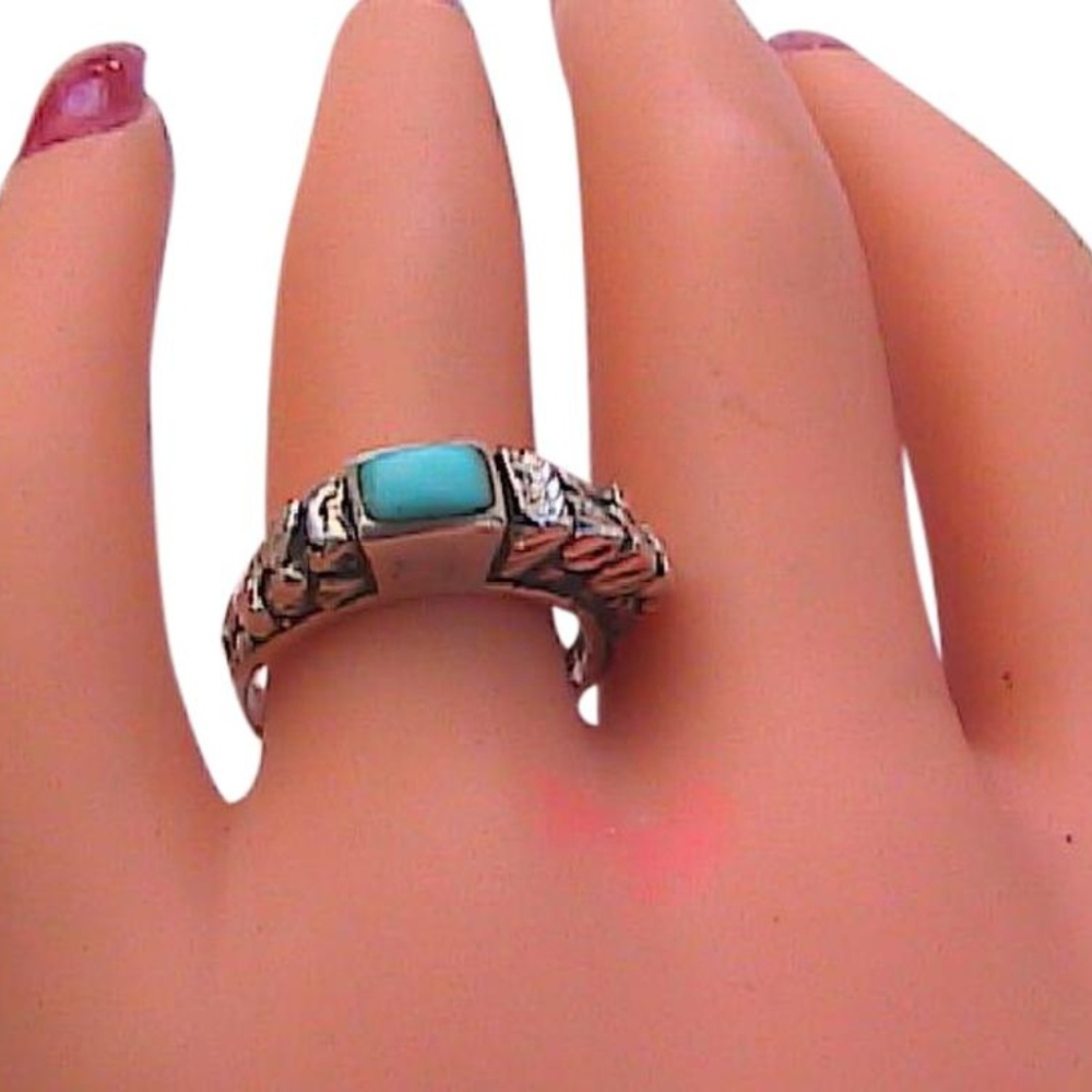 Sterling Silver Turguoise  Ring(S5)